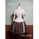 Alice Girl Bear Chocolate Short and Long Skirt and JSK(2nd Pre-Order/2 Colours/Full Payment Without Shipping)